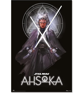 Erik Poster Star Wars Ahsoka 2 Sanatsal Baskı - Oturma Odası veya Dekorasyon Yatak Odası - Dekorasyon Odası - Boyut: 61 x 91 - Resmi Lisans