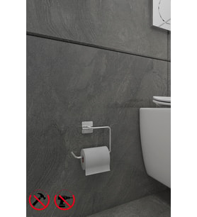 Banyo Kare Krom Yapışkanlı Açık Tuvalet Kağıtlığı Wc Kağıtlık Tuvalet Kağıdı Askısı