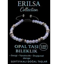 Sertifikalı Fasetli AAA+ Terahertz ve Opal Taşı Bileklik – İnce Model Yaratıcı İlham (Çok Renkli)