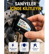 110 dB Alarm Disk Kilidi Motosiklet Scooter Bisiklet Güvenlik Yeni Nesil