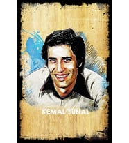 Kemal Sunal - Yeşilcam Nostalji Retro Ahşap Poster