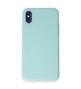 Apple İphone X Kılıf First Silikon - Turkuaz