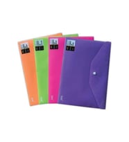 Sensho A-4 Pembe Çıtçıtlı Dosya (12 Li Paket)
