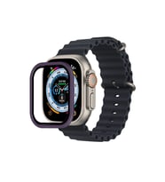Apple Watch Ultra 49mm Alüminyum Kasa Cam Ekran Koruyucu - Mor