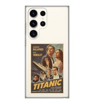 Samsung Galaxy S23 ULTRA Uyumlu Titanic Tasarımlı Şeffaf Telefon Kılıfı