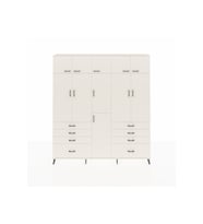 Arges Gardrop 8 Raflı 8 Çekmeceli 3 Askılı 220x30x243 Aytaşı-Aytaşı