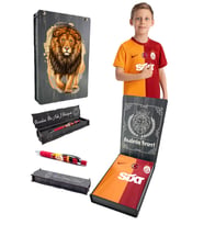 Galatasaray Orijinal Lisanslı 23-24 Sezonu Sarı Kırmızı Parçalı 5 Yıldızlı Çocuk Forma + (Sarı-Kırmızı)