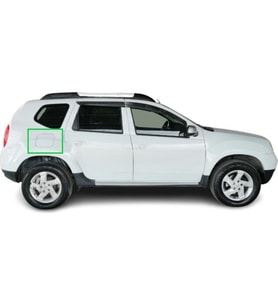 DACİA DUSTER UYUMLU DEPO KAPAĞI 2010-2017 PASLANMAZ KROM