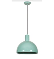 Rys Retro Metal Dekoratif Metal Kafe Mutfak Rustik Su Yeşili Sarkıt Avize Çap:30 cm