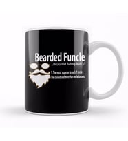 Funny Bearded Funcle Definition Fun Uncle Kupa Bardak Porselen