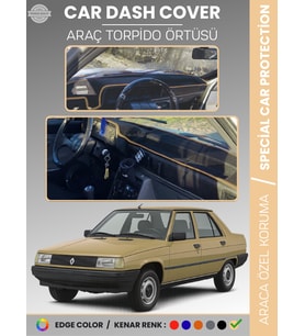 RENAULT 9 BROADWAY Torpido Örtüsü Ön Göğüs Koruma Araca Özel Çatlamayı Önler Kaymaz Kolay Montaj
