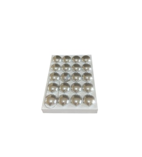 BIJON KAPAGI DUZ 19 MM KROM 20 SET