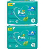 Prima Islak Havlu Mendil Temiz ve Ferah (Bitki Bazlı) 6 Lı Set (2PK*3) 312 Yaprak