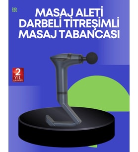 Titreşimli Şarjlı Masaj Aleti 3In1 Fonksiyonel Çok Amaçlı Model