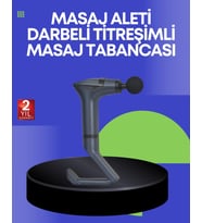 Titreşimli Şarjlı Masaj Aleti 3In1 Fonksiyonel Çok Amaçlı Model