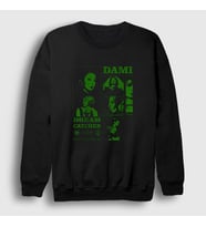 Presmono Unisex Siyah Dami K Pop Dreamcatcher Sweatshirt 480031tt