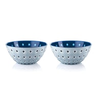 Guzzini Le Murrine 2'li Kase Mavi Lacivert 12 cm
