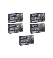 Dolphin Nitril PowerGrip Ekstra Kalın Elmas Dokulu Eldiven Siyah Meidum Orta Boy - 50'li 5 Paket
