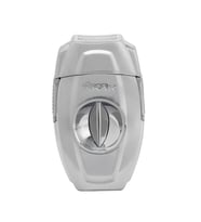 Xikar VX2 V-Cut Puro Kesici, Paslanmaz Çelik Bıçak, 64 Ring Gauge Uyumlu Derin V Kesim Profesyonel Puro Makası, Ergonomik Tek Elle Kullanım Krom