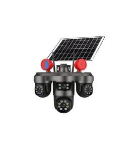 River World Güvenlik Kamerası Kablosuz Solar 3MP + 3 MP + 3MP 4g 3 Kameralı