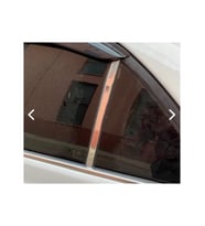 Hyundai Accent Admira 2000-2006 Uyumlu Cam Kelebek 2 Parça Krom Paslanmaz Çelik