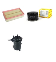 Bosch Filtre Bakım Seti Nissan Note 1.5 DCI Dizel 2006-2012 Hava + Yağ f. + Yakıt Filtre Bosch