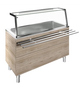 Electrolux Professional Müşteri Tarafında Bir Adet Boru Tip Paslanmaz Çelik Tepsi Kaydırma, Y= 900 Mm F03H4AF01W