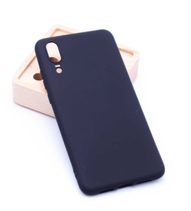Lexroo Huawei P20 Kılıf Premier Silikon Kılıf - Siyah