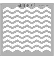 ARTDECO STENCİL 30X30CM ZİGZAGLAR 134