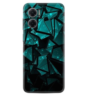 Xiaomi Redmi Note 11E Kılıf Resimli Desenli Baskılı Silikon Green Prizmas 1348