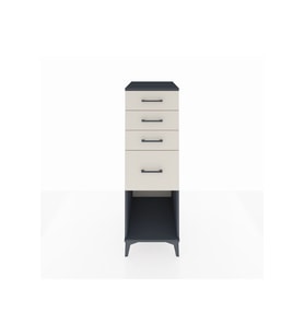 Kronos Dolap 4 Çekmeceli 44x59x134 Antrasit-Aytaşı