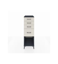 Kronos Dolap 4 Çekmeceli 44x59x134 Antrasit-Aytaşı