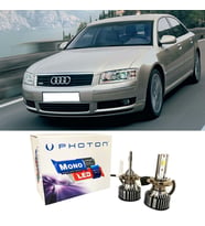 Audi A8 D3 Led Xenon Kısa Far Ampulü H7 Mono Yeni Seri Beyaz 2002-2009