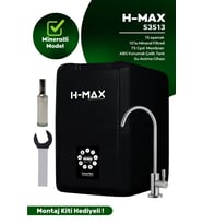 8 Litre 15 Aşama Mineralli 75 GPD Su Arıtma Cihazı (HEDİYELİ) HMAXS3513