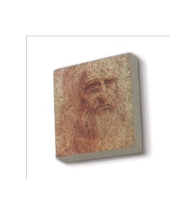 Otoportre (Leonardo Da Vinci, 1512) Baskılı Taş Magnet 5X5