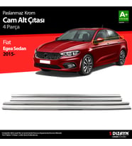 Fiat Egea SD Krom Cam Çıtası 4 Prç. 2015-2020