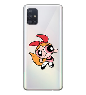 Samsung Galaxy A51 Uyumlu Blossom Tasarımlı Şeffaf Telefon Kılıfı