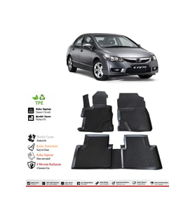 Honda Civic FD6 2011 Model 4D Havuzlu Paspas