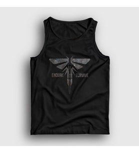 Presmono Unisex Siyah Endure And Survive V2 Oyun Last Of Us Atlet 357823tt
