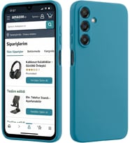 Lexroo Samsung Galaxy A15 ile Uyumlu Lansman Kılıf, İçi Kadife Silikon, Kamera Çıkıntılı Koruyucu