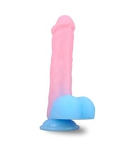 NEON ELITE Glow in the Dark - Karanlıkta Parlayan Dildo Ultra Yumuşak Realistik Yapay Penis 22 CM