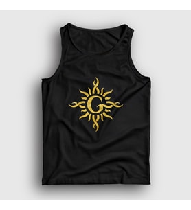 Presmono Unisex Siyah Gold Logo Rock Godsmack Atlet 497477tt