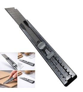 Sunup SN-27094 Metal 18 Mm Uçlu 15 Cm Falçata - Maket Bıçağı