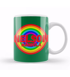 Nelson Mandela Quotes Art Gift   Vintage Retro Style Kupa Bardak Porselen