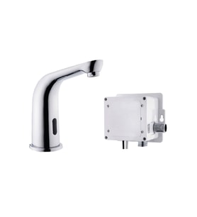 POLİSU FOTOSELLİ LAVABO BATARYASI TEK GİRİŞ KÖŞELİ (Krom)