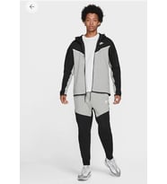 NİKE TECH FLEECE EŞOFMAN TAKIMI (Siyah-Gri)