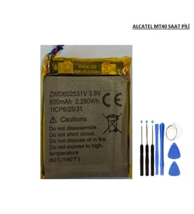 Alcatel MT40 Akıllı Saat Pil Batarya ve Tamir Seti