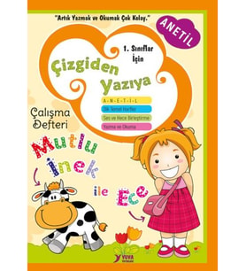 Çizgiden Yazıya Çalışma Defteri-Dik Temel Harflerle
