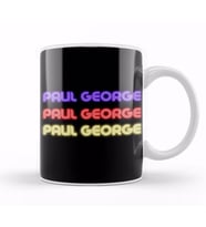 Paul George   Basketball gifts Vintage Retro Rainbow Quotes For BOYS AND Dad Kupa Bardak Porselen