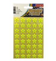 Tanex Fosforlu Sarı Yıldız Sticker 2 Sayfa Tnx-304 - 3 adet
